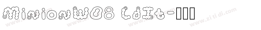 MinionW08 CdIt字体转换
